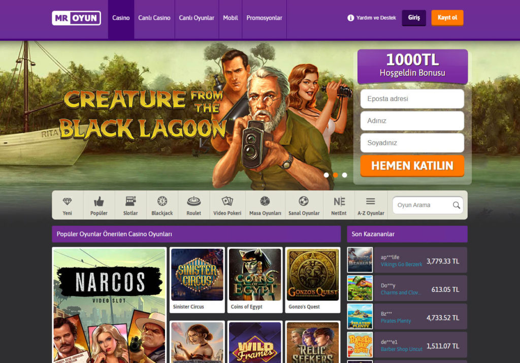 MrOyun Online Casino